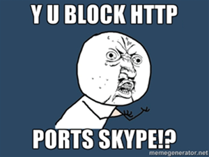 y u block http skype