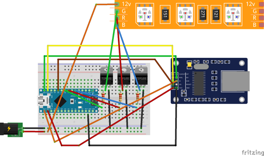 favorit Vurdering Rose Wolfgang Ziegler - Controlling an RGB LED Strip using an Arduino - Part 1