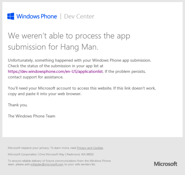 Deployment failed because no windows phone was detected ошибка