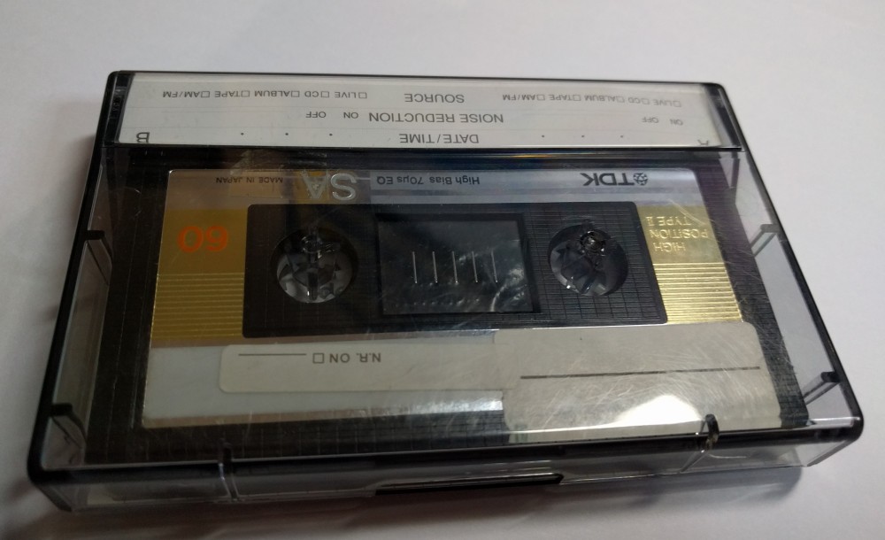 Tape in its original case