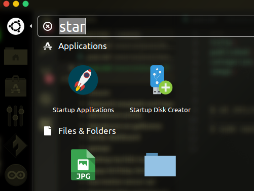 Startup Applications on Ubuntu