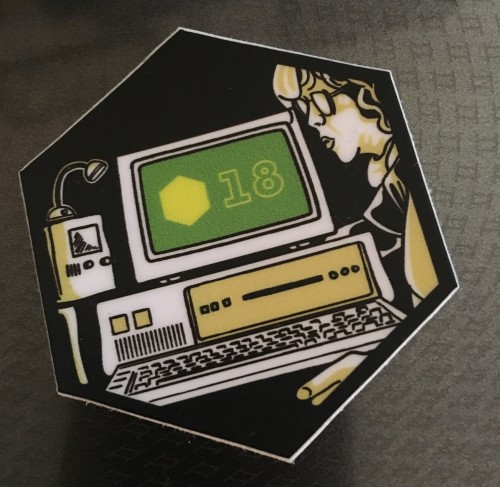 Script'18 laptop sticker