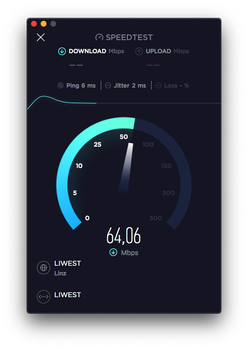 What should my ookla speedtest be