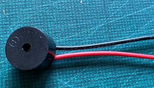 a piezo speaker takes care of the proton wand's sound effects