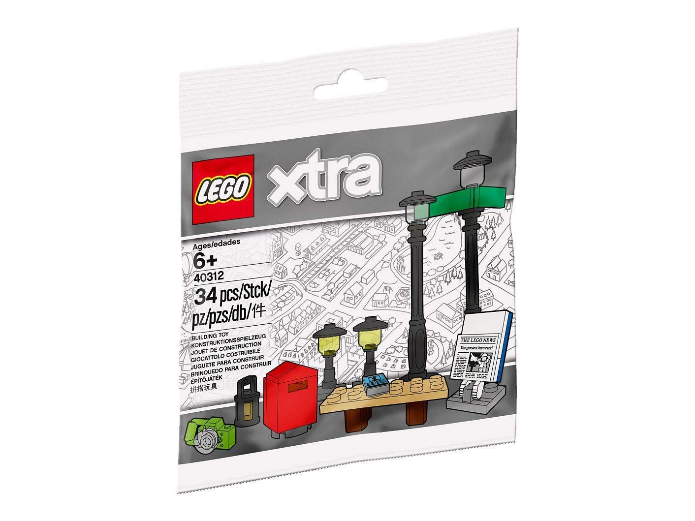 LEGO street lamp set with