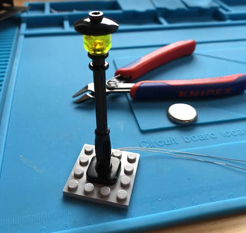 Lego street online lamps