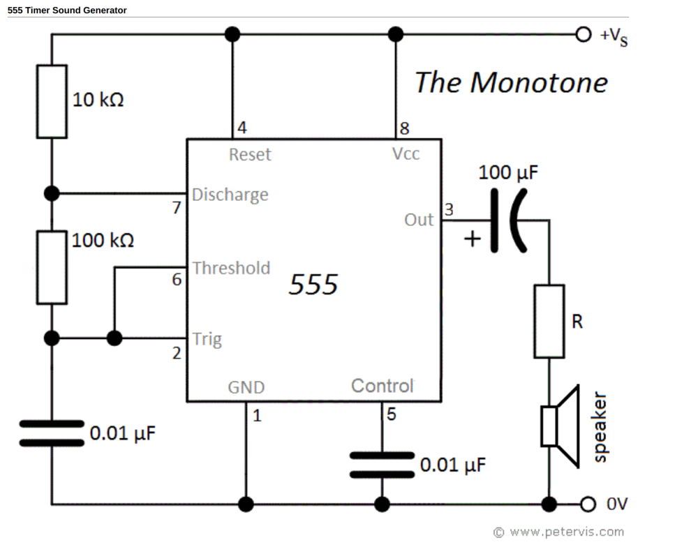 Sound generator. Звуковой Генератор на 555. Схема звукового генератора на микросхеме ne555. 555 Таймер двухтональный Генератор. Звуковой Генератор на ne555 схемы.