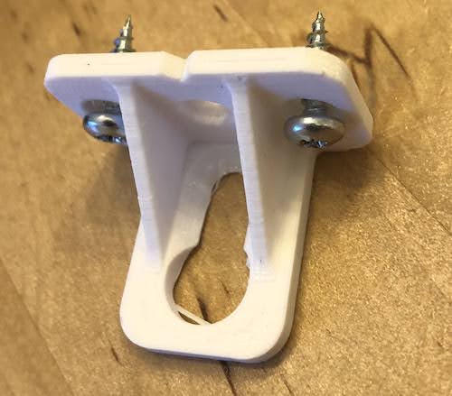 3D printed hook for wall mounting
