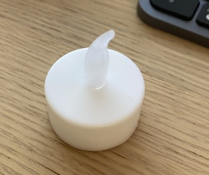 An LED candle