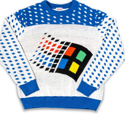 Windows 95 Christmas Sweater