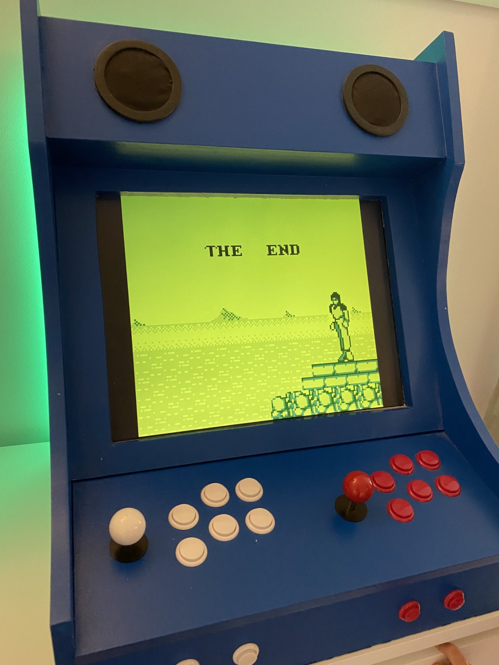 End screen of Kung Fu Master on my DIY arcade
