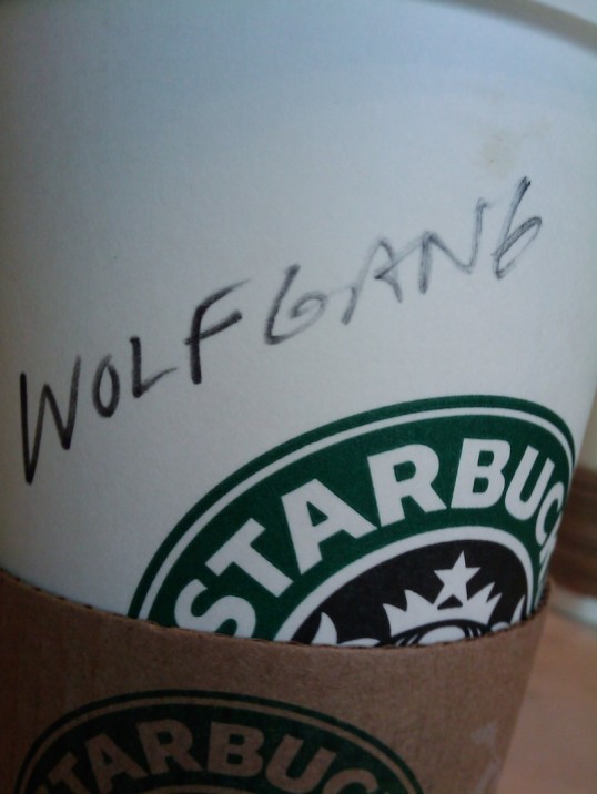 Starbucks Cup - Wolfgang