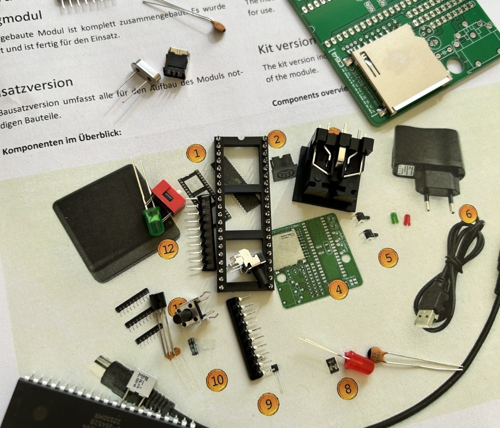 The SD2IEC DIY assembly kit