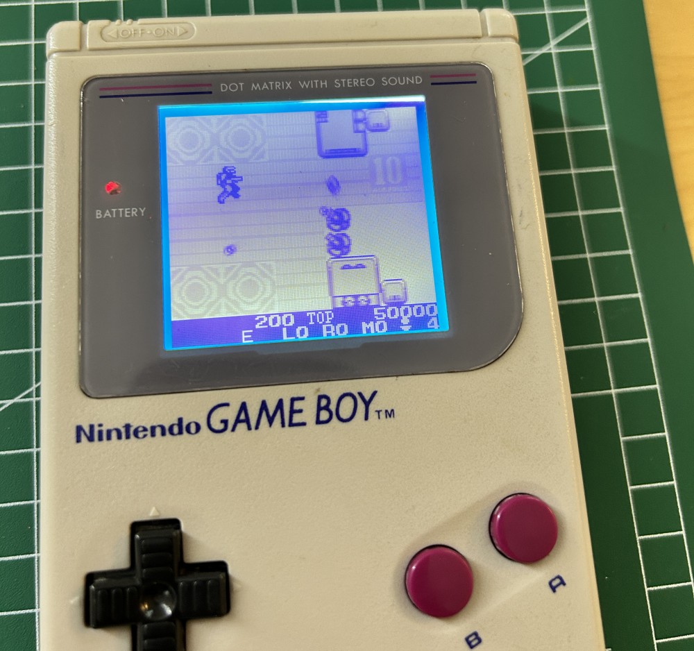 The backlit Game Boy