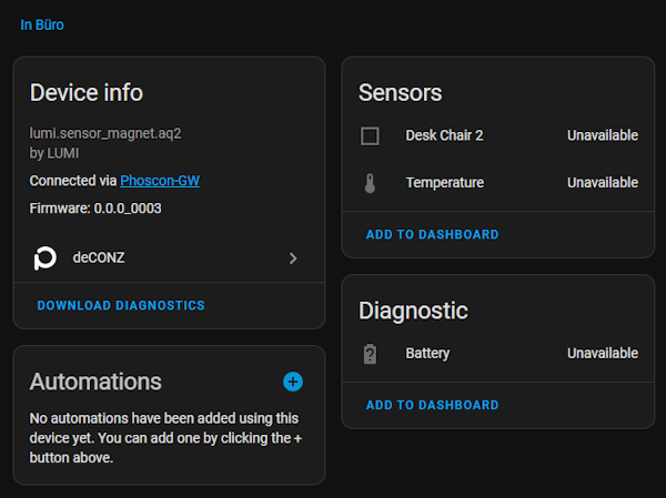 The dreaded "sensor unavaible" state in Home Assistant