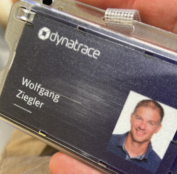 My old/new Dynatrace badge