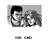 The end screen of "Double Dragon"