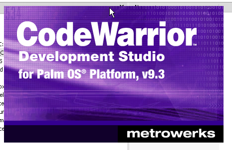 Installing MetroWorks CodeWarrior