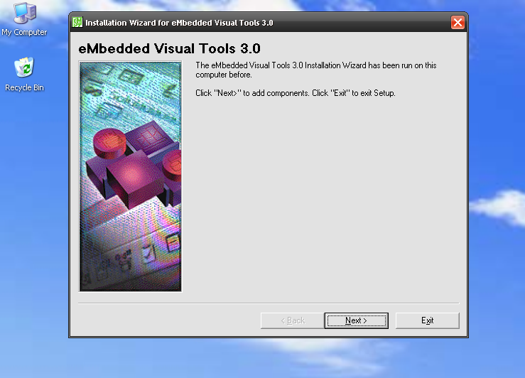 Installing Embedded Visual Tools