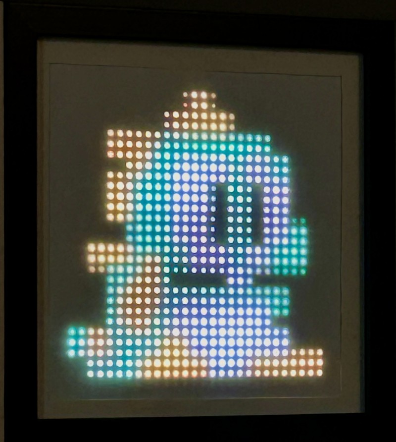 Pixel art display on the LED Matrix