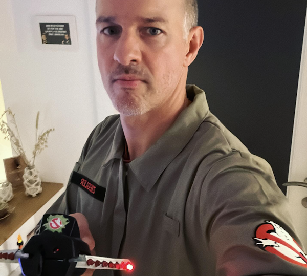 Me, dressed up as Ghostbuster