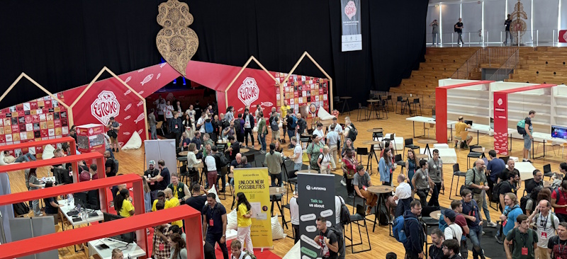 The expo area