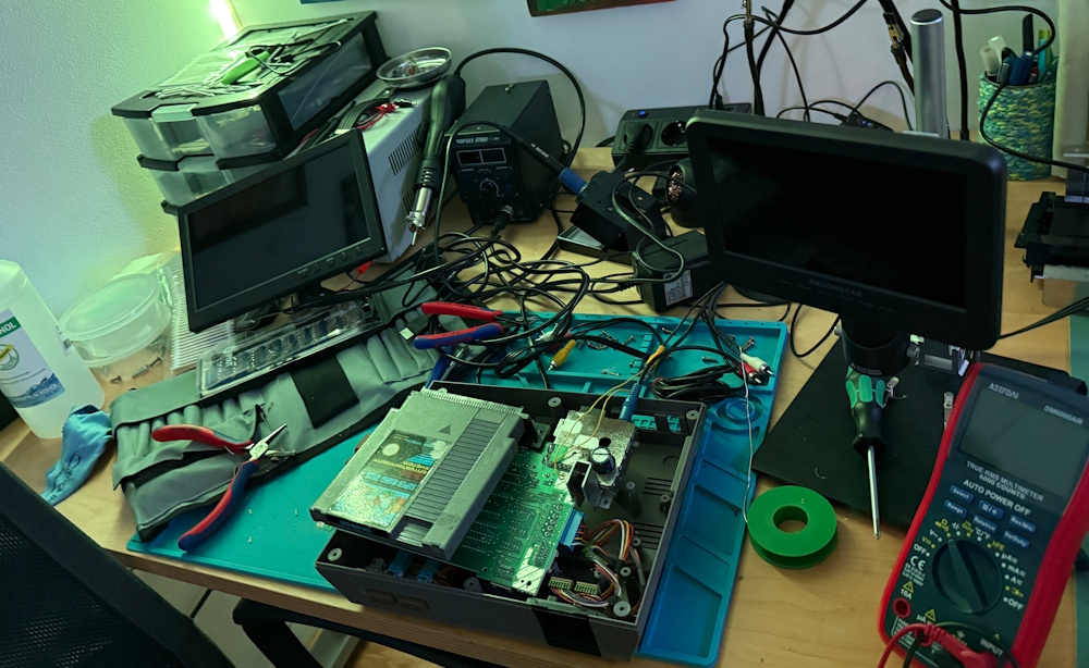 Disassembled but working NES