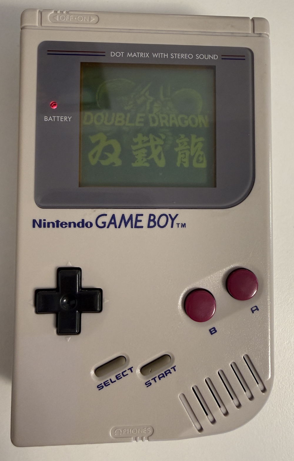 The restored Game Boy