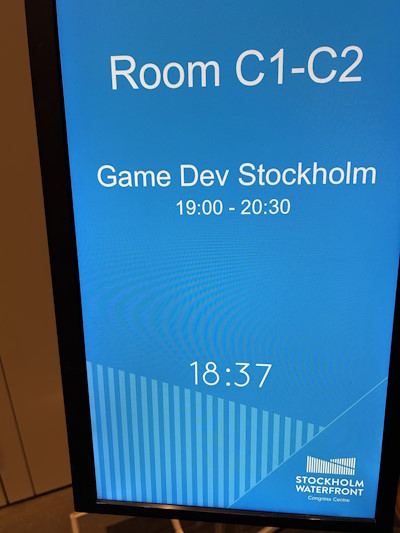 Game Dev Stockholm Meetup