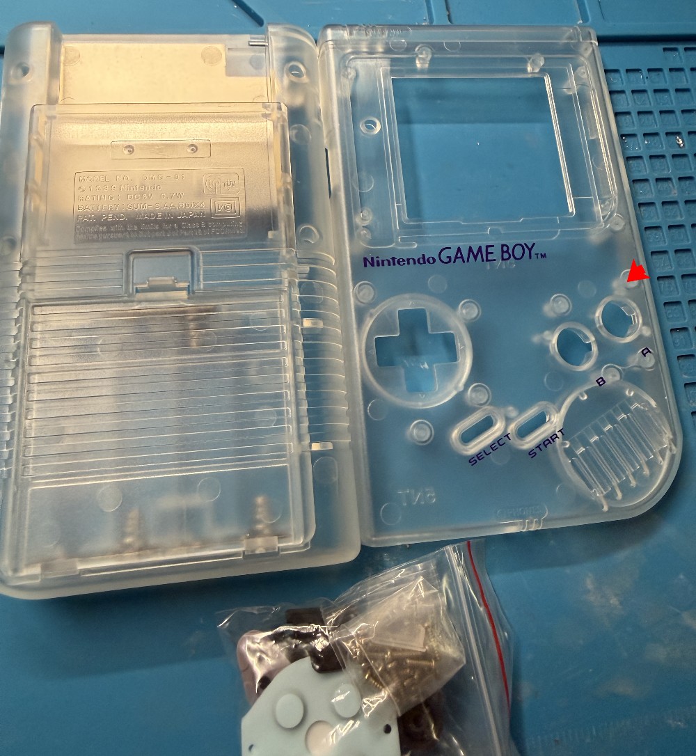 New translucent Game Boy shell