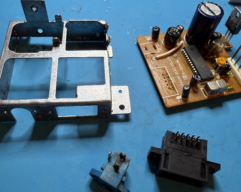 The RF block stripped of its components